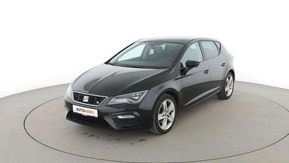 Używany Seat Leon FR 125 KM (91 kW) 2018 Czarny Sedan/Limuzyna