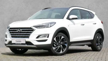 Gebraucht Hyundai Tucson Premium 185 PS (136 kW) 2020 Polar white / sol SUV