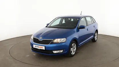 Gebraucht Skoda Rapid Ambition 90 PS (66 kW) 2016 Blau Kleinwagen