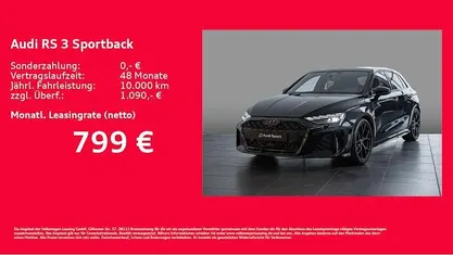 Neu Audi RS3 Sport 400 PS (294 kW) 2026 Grau Limousine