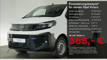 Neu Opel Vivaro 145 PS (106 kW) 2025 Weiß Van / Kleinbus