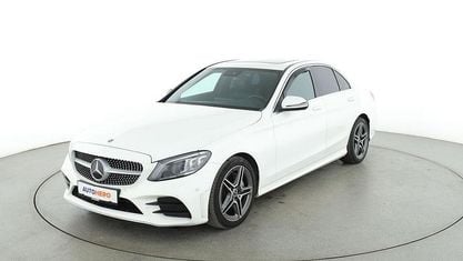 Second-hand Mercedes C220 AMG line 194 CP (142 kW) 2020 Alb Berlinǎ