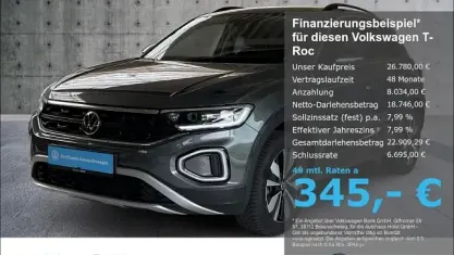 Gebraucht VW T-Roc IQ Drive 116 PS (85 kW) 2025 Grau SUV