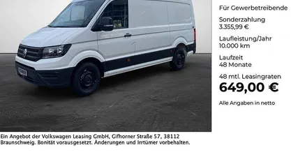 Nuova VW Crafter 140 CV (102 kW) 2026 Bianco Furgone