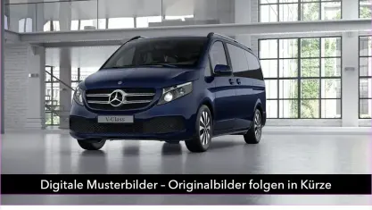 Gebraucht Mercedes V220 163 PS (119 kW) 2021 Blau Van / Kleinbus
