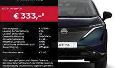Gruen Neu 2025 Nissan Ariya Advance SUV | 47.600 € (Fairer Preis)