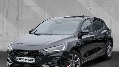Schwarz Gebraucht 2022 Ford Focus ST-Line Limousine | 18.190 € (Fairer Preis)