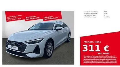 Gebraucht Audi A5 Sport 150 PS (110 kW) 2025 Gletscherweiß Kombi