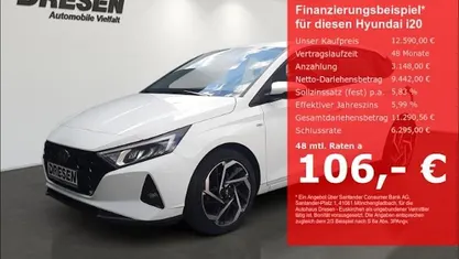 Weiß Gebraucht 2021 Hyundai i20 Trend Limousine | 12.590 € (Guter Preis)