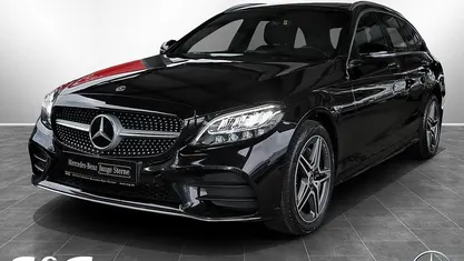 Usata Mercedes C200 AMG 184 CV (135 kW) 2020 Nero Station wagon