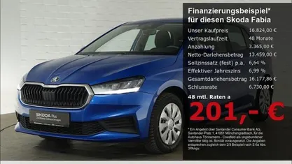 Gebraucht Skoda Fabia Ambition 110 PS (80 kW) 2023 Blau Kleinwagen