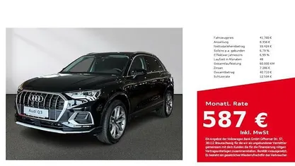 Gebraucht Audi Q3 Advanced Plus 150 PS (110 kW) 2025 Mythosschwarz SUV