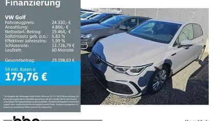 Usata VW Golf VIII R-line 131 CV (96 kW) 2024 Grigio Berlina