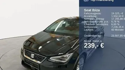 Usata Seat Ibiza FR 110 CV (80 kW) 2024 Nero Utilitaria