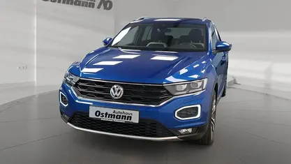 Blau Gebraucht 2019 VW T-Roc Sport SUV | 21.001 € (Guter Preis)