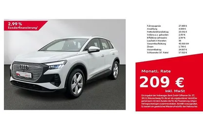 Gletscherweiß metallic Gebraucht 2022 Audi Q4 e-tron Ambiente SUV | 27.880 € (Fairer Preis)