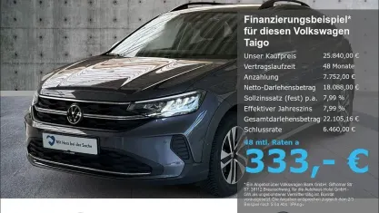 Neu VW Taigo 116 PS (85 kW) 2026 Grau SUV