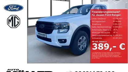Neu Ford Ranger XLT 170 PS (125 kW) 2026 Weiss Pickup