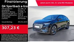 Mythosschwarz metallic Gebraucht 2022 Audi Q4 Sportback e-tron Ambiente SUV | 32.760 € (Superpreis)