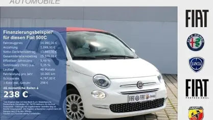 Gebraucht Fiat 500C Dolcevita 69 PS (50 kW) 2022 Weiss Cabrio
