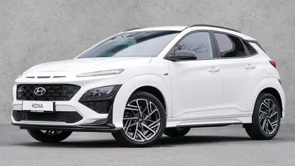 Gebraucht Hyundai Kona N Line 199 PS (146 kW) 2022 Atlas white / sol SUV