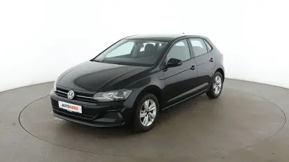 Gebraucht VW Polo Comfortline 95 PS (69 kW) 2018 Schwarz Kleinwagen