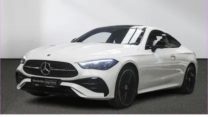 Brugt Mercedes CLE300 AMG 258 HK (189 kW) 2025 Hvid Coupe