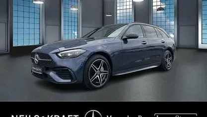 Gebraucht Mercedes C300e Night 313 PS (230 kW) 2024 Blau Kombi