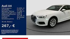 Ibisweiß Gebraucht 2022 Audi A4 Advanced Limousine | 21.850 € (Fairer Preis)