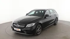 Schwarz Gebraucht 2019 Mercedes C220 AMG line Kombi | 28.760 € (Fairer Preis)