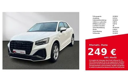 Gebraucht Audi Q2 S-Line 116 PS (85 kW) 2023 Arkonaweiß SUV