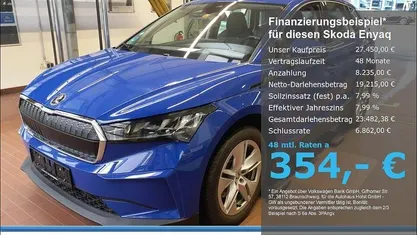 Gebraucht Skoda Enyaq iV Loft 131 kW (179 PS) 2024 Blau SUV