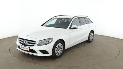 Brugt Mercedes C180 122 HK (89 kW) 2021 Hvid Stationcar