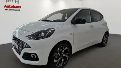 Neu Hyundai i10 N Line 90 PS (66 kW) 2025 Weiss Kleinwagen