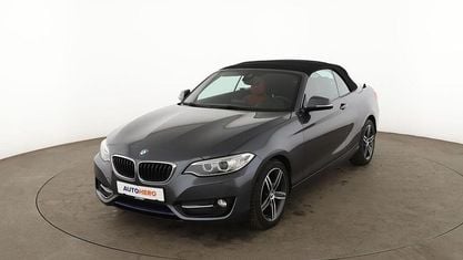 Używany BMW 220 Sport Line 184 KM (135 kW) 2015 Szary Kabriolet