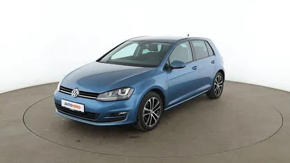 Gebraucht VW Golf VII LOUNGE 2015 Blau Limousine