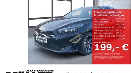 Neu Kia Ceed Sportswagon Style 140 PS (102 kW) 2025 Schwarz Kombi