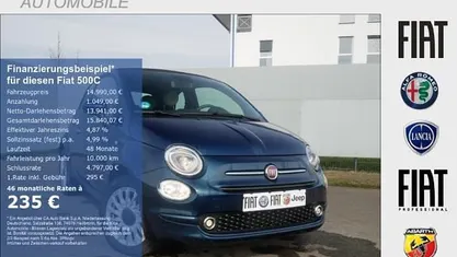 Gebraucht Fiat 500C Dolcevita 69 PS (50 kW) 2022 Cabrio