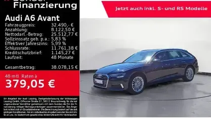 Gebraucht Audi A6 Design 204 PS (150 kW) 2022 Blau Kombi