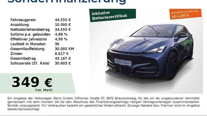 Gebraucht 2024 Cupra Tavascan VZ SUV | 44.550 € (Fairer Preis)