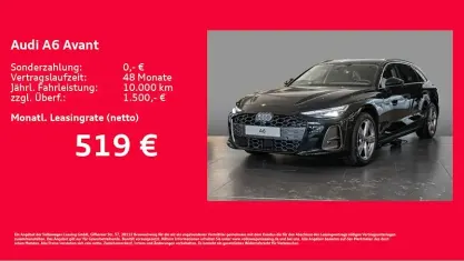 Neu Audi A6 Advanced Plus 204 PS (150 kW) 2025 Schwarz Kombi