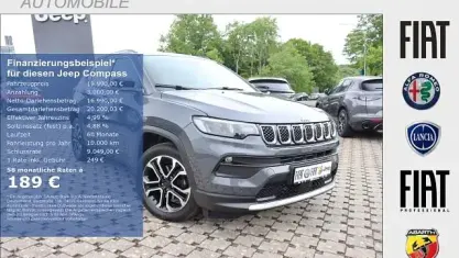 Käytetty Jeep Compass Limited 150 HP (110 kW) 2021 Harmaa Katumaasturi