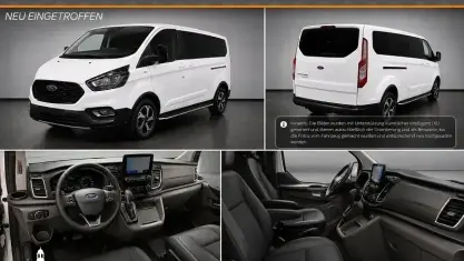 Gebraucht Ford Tourneo Custom Active 131 PS (96 kW) 2023 Frost weiß Van