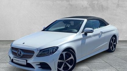 Gebraucht Mercedes C200 AMG line 184 PS (135 kW) 2021 Weiß Cabrio