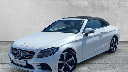 Gebraucht Mercedes C200 AMG line 184 PS (135 kW) 2021 Weiß Cabrio