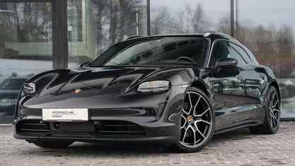 Gebraucht Porsche Taycan Sport Turismo 350 kW (476 PS) 2023 Tiefschwarzmetallic Kombi