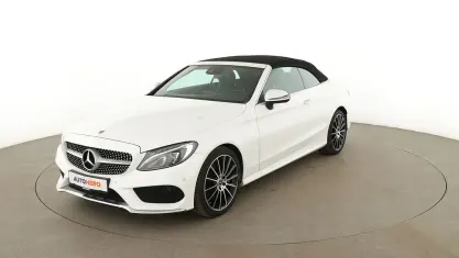 Gebraucht Mercedes C250 AMG line 211 PS (155 kW) 2017 Weiß Cabrio