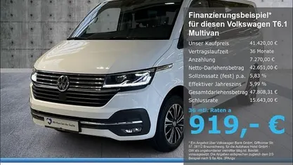 Gebraucht VW Multivan Generation Six 150 PS (110 kW) 2022 Van