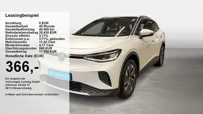 Gletscherweiß schwarz Gebraucht 2025 VW ID.4 Pro SUV | 38.220 € (Fairer Preis)