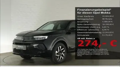 Gebraucht Opel Mokka 131 PS (96 kW) 2025 Schwarz SUV